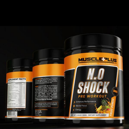 N.O Shock Pre-Workout Powder (Fruit Punch)